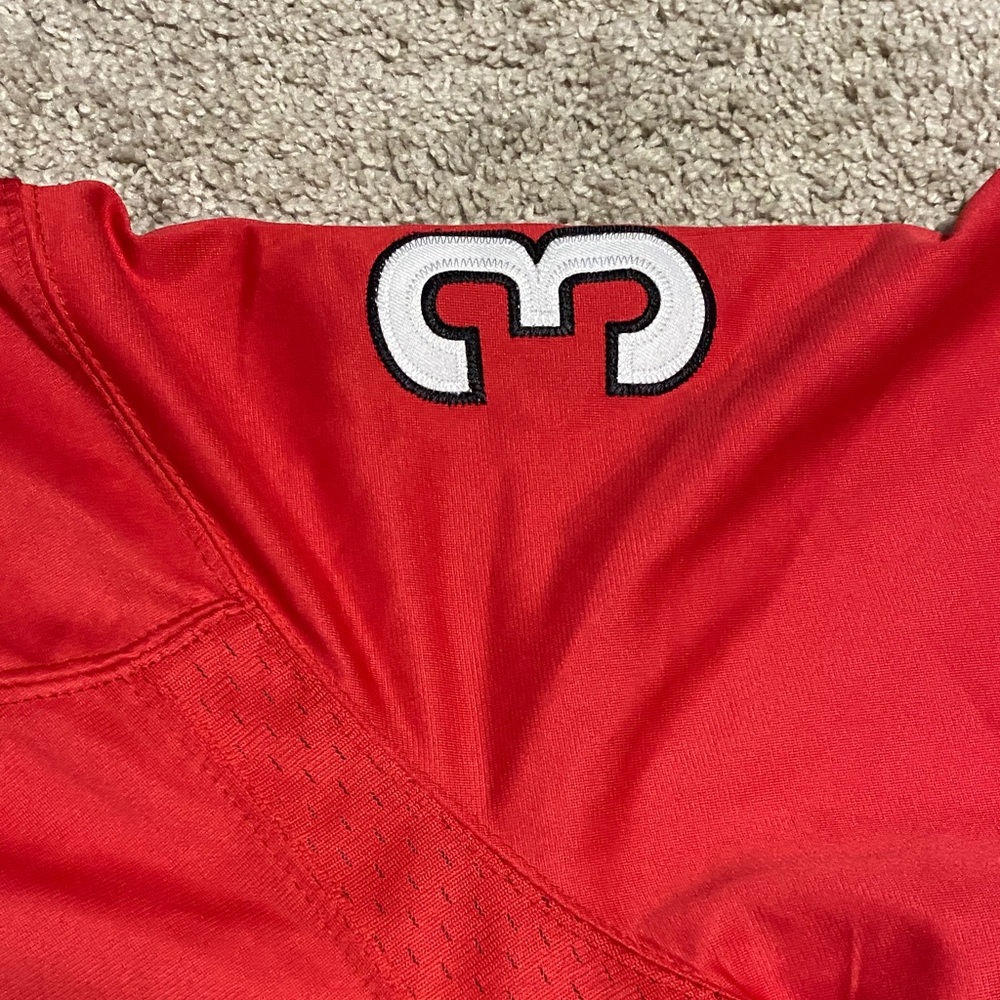 Nike Red Georgia Bulldogs #34 Walker Football Jersey with Black Trim - Picture 8 of 9